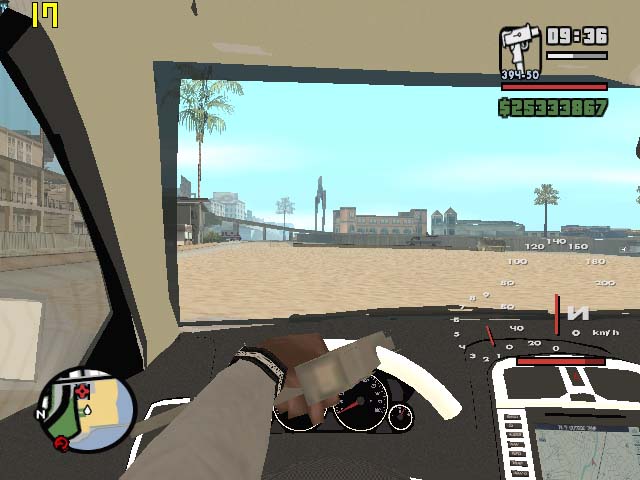  GTA San Andreas - Arabayı İçten Sürün
